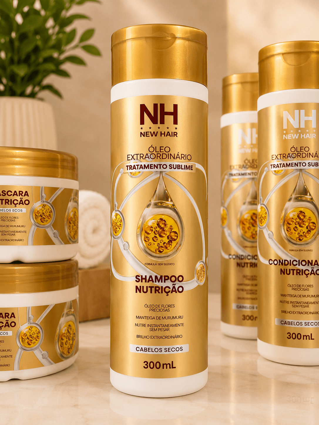 Shampoo Nutrição NH New Hair Óleo Extraordinário