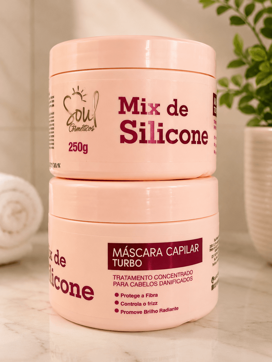 Máscara Capilar Turbo Soul Cosméticos Mix de Silicone