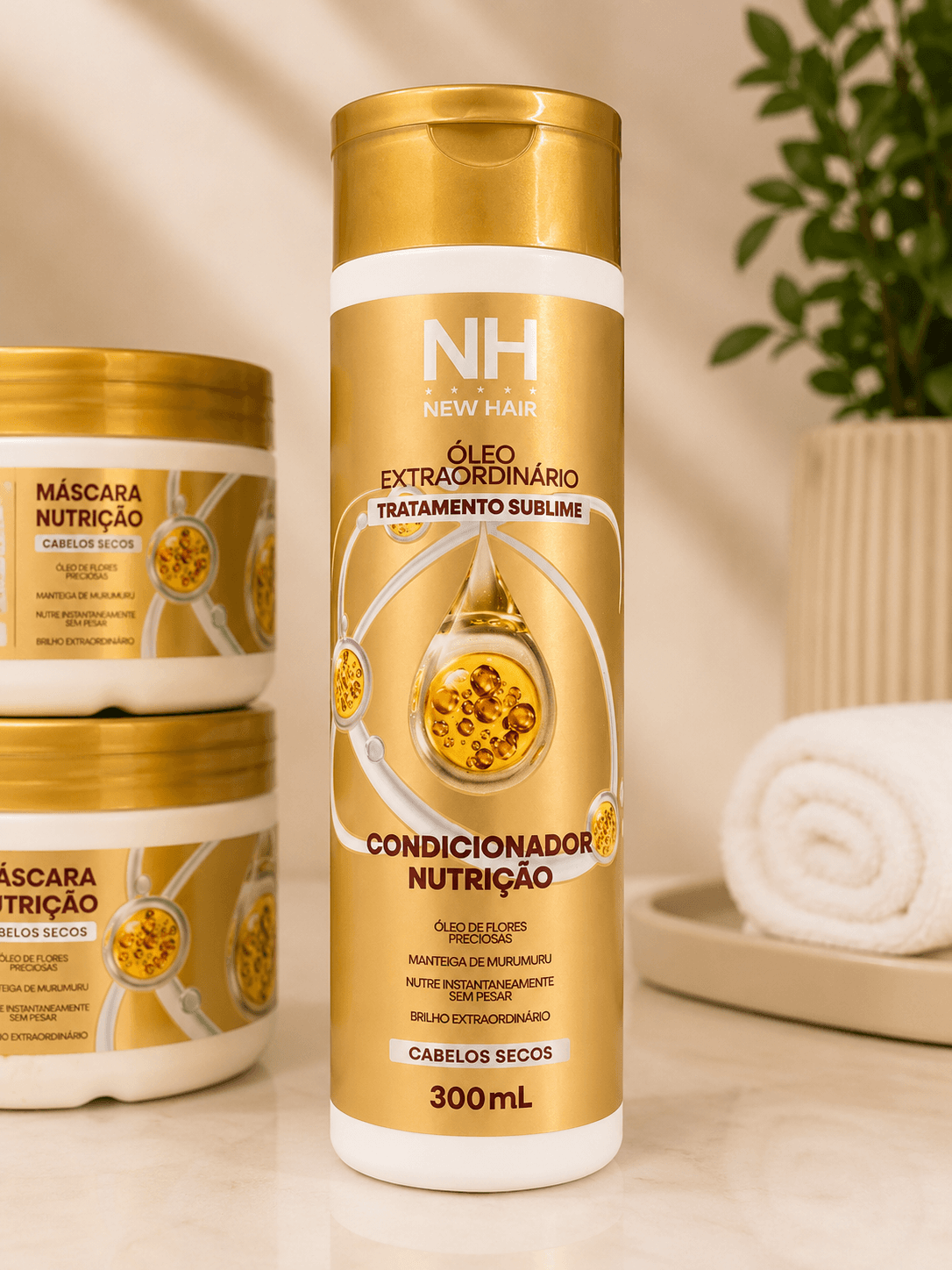 Condicionador Nutrição NH New Hair Óleo Extraordinário